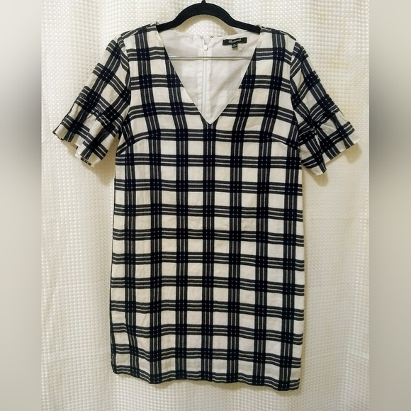 Madewell Dresses & Skirts - Madewell plaid shift dress size 00